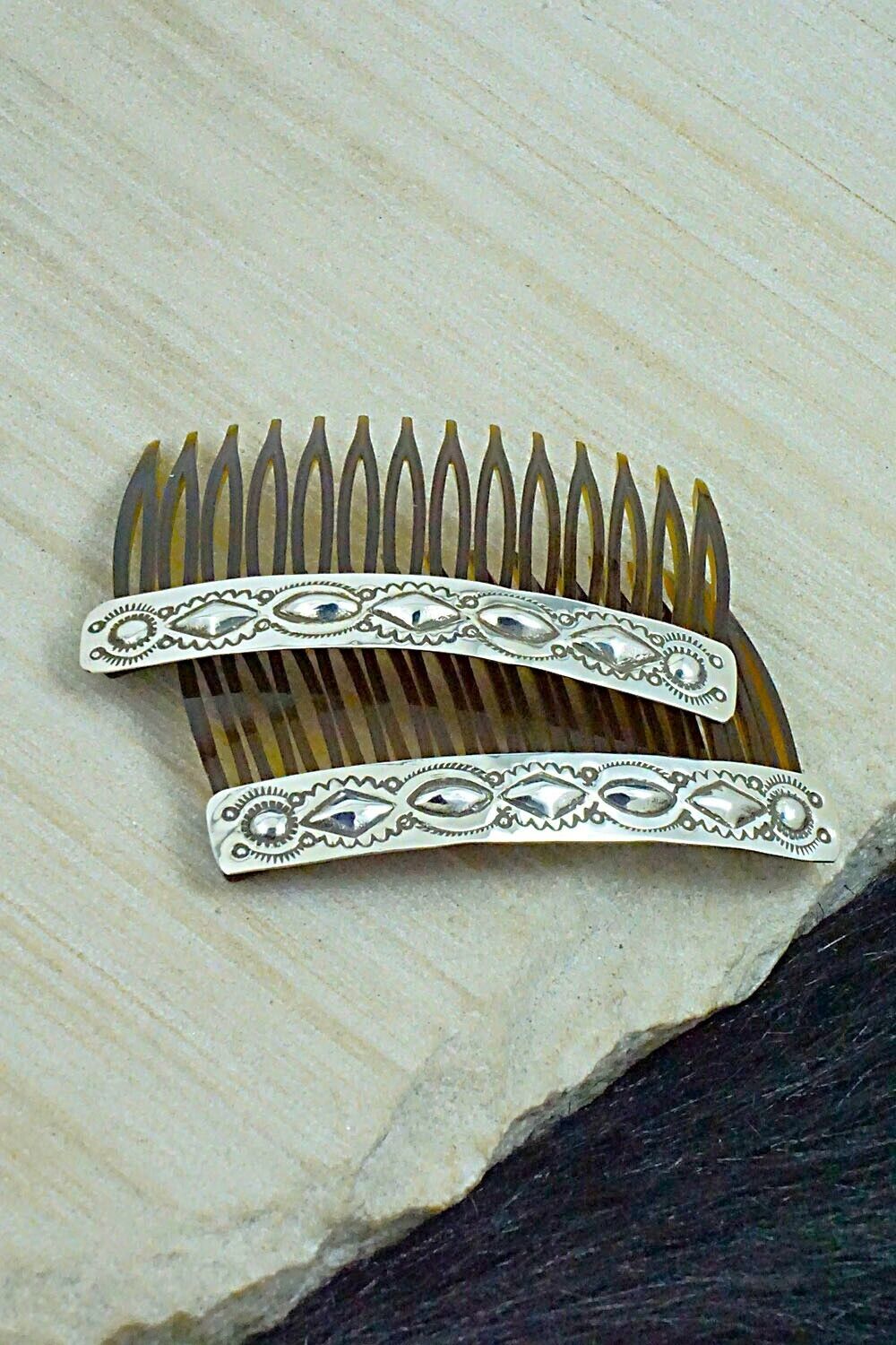 Sterling Silver Hair Combs - Jennie Blackgoat