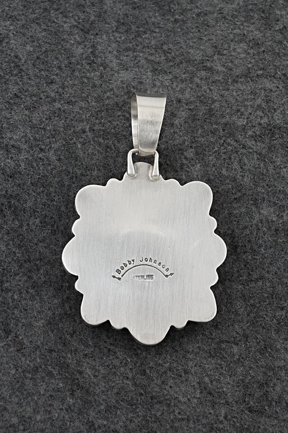 Turquoise & Sterling Silver Pendant - Bobby Johnson