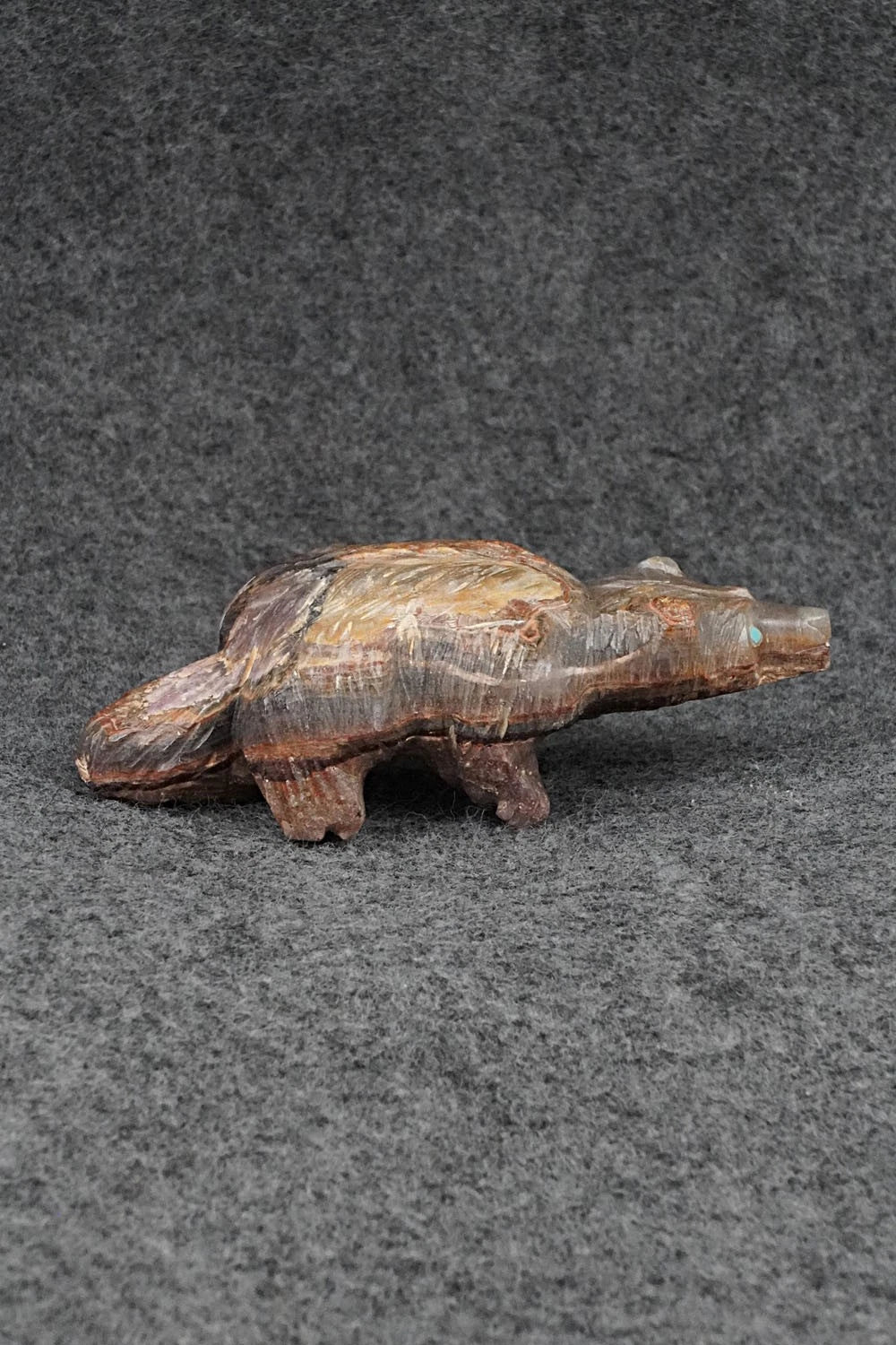 Badger Zuni Fetish Carving - Carl Etsate
