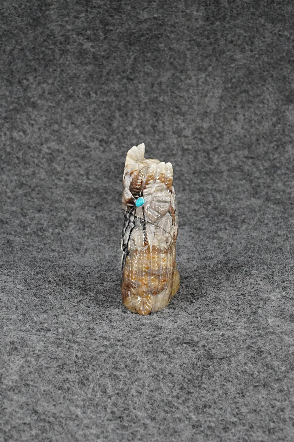 Owl Zuni Fetish Carving - Randy Lucio