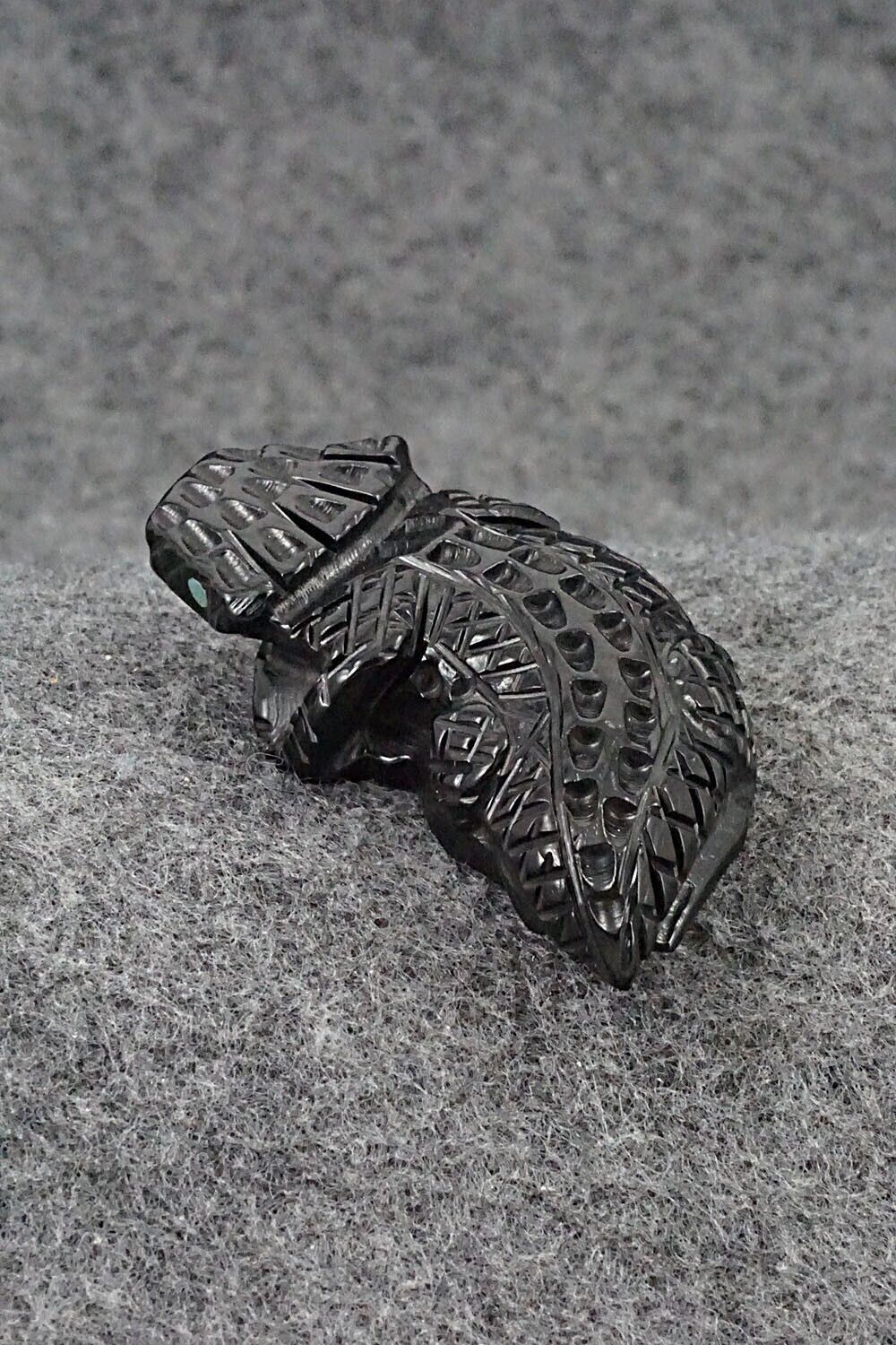Horned Toad Zuni Fetish Carving - Jensen Charlie
