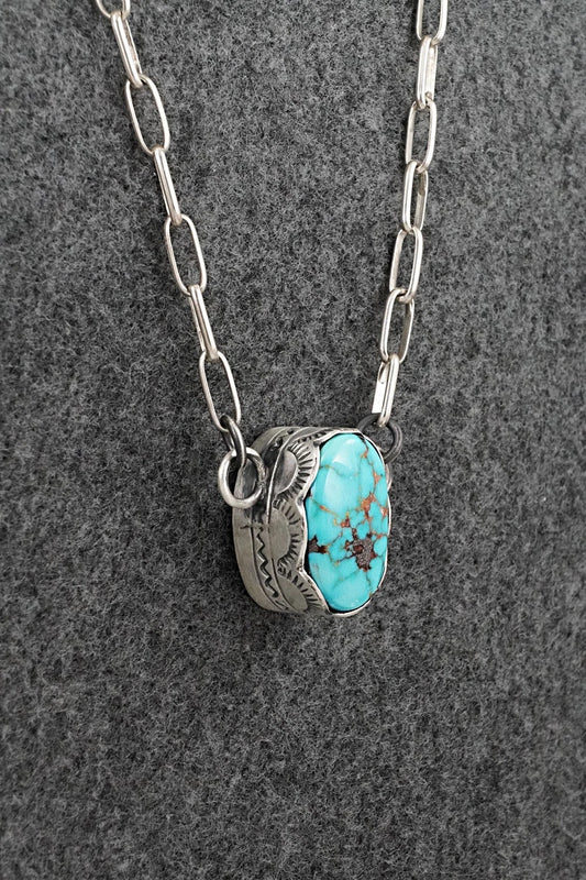 Turquoise & Sterling Silver Necklace - Randy Boyd