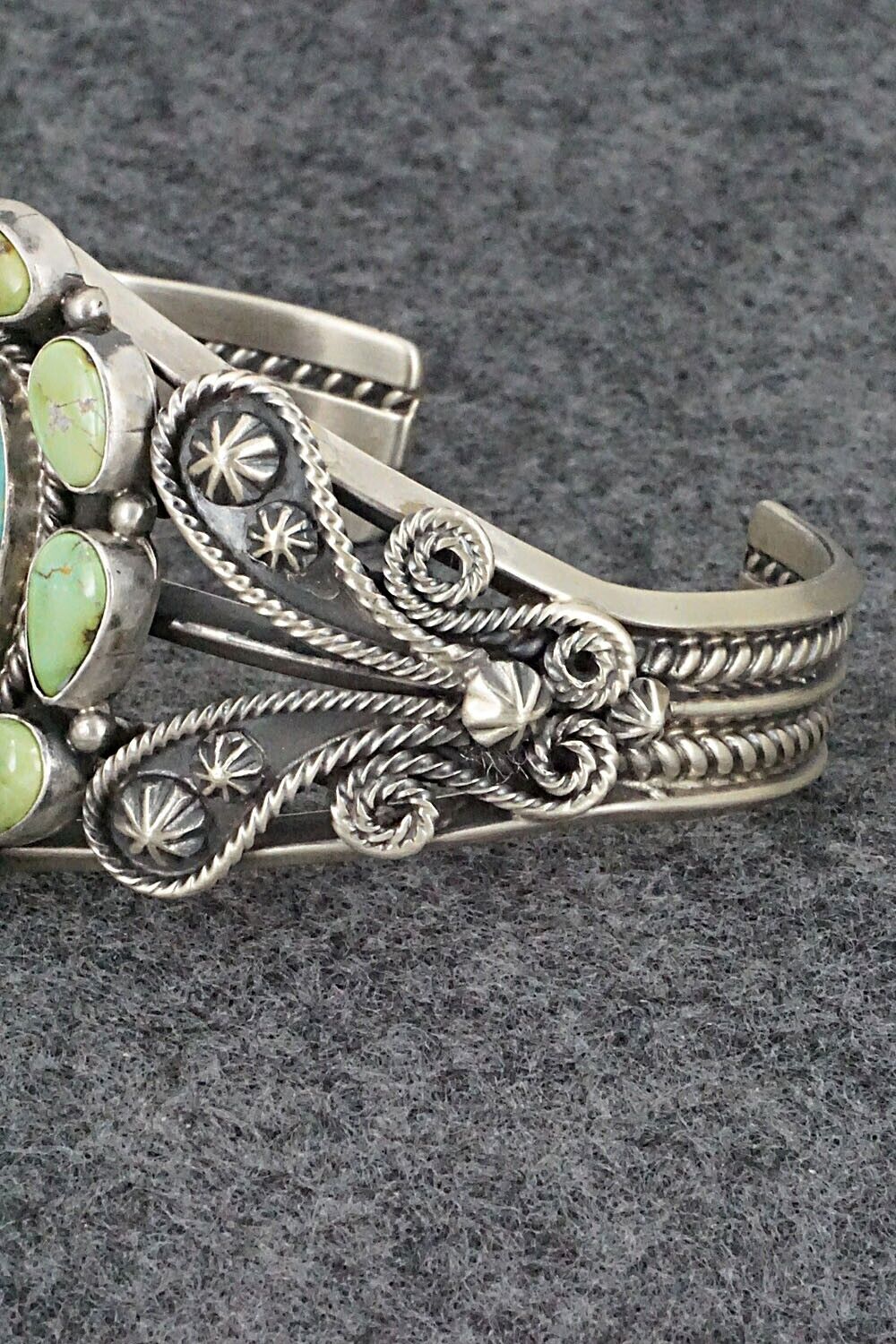 Turquoise & Sterling Silver Bracelet - Derrick Gordon