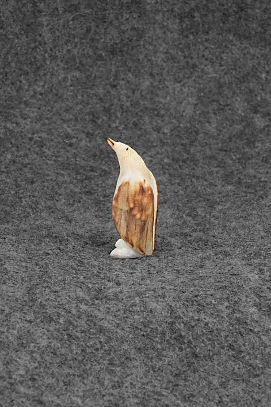 Penguin Zuni Fetish Carving - Ruben Najera