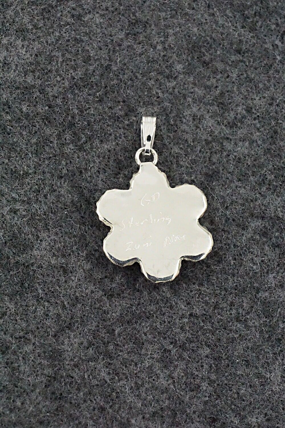 Turquoise & Sterling Silver Pendant - Gina Dosedo