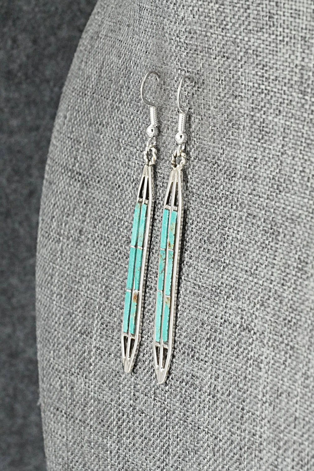 Turquoise & Sterling Silver Earrings - Andrew Enrico