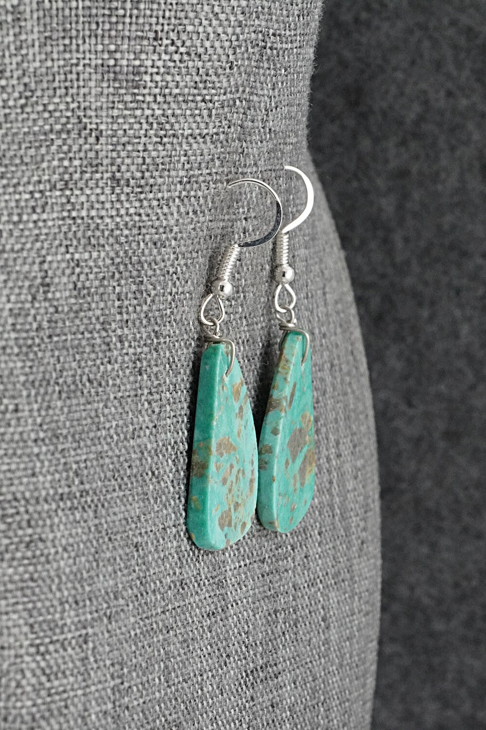 Turquoise & Sterling Silver Earrings - Tammy Nolcot
