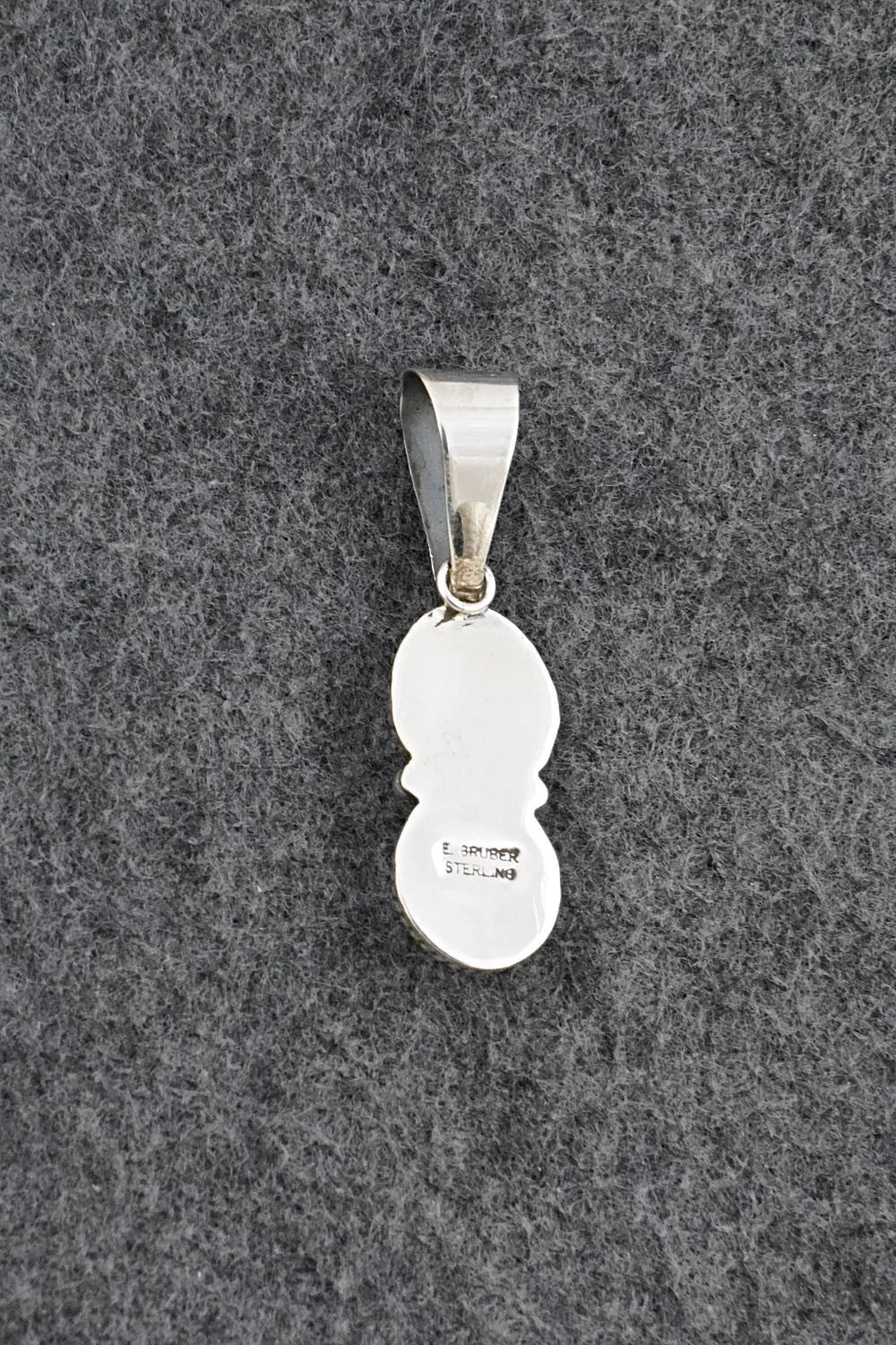 Turquoise & Sterling Silver Pendant - Eugene Gruber