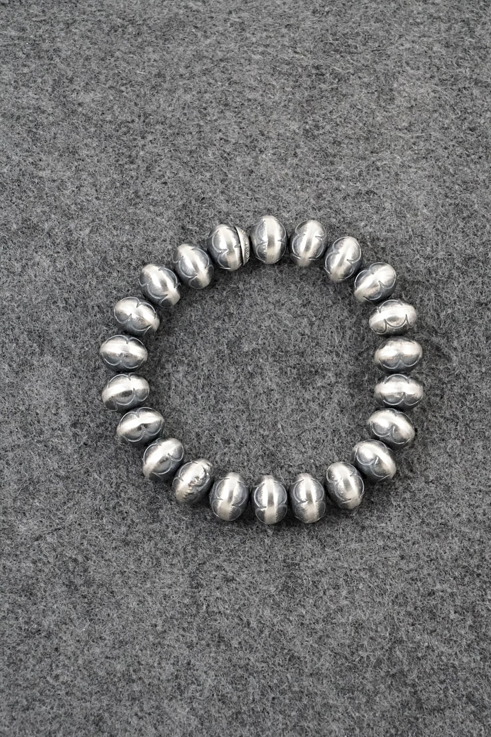 Sterling Silver Navajo Pearl Bracelet - Bryannen Halwood