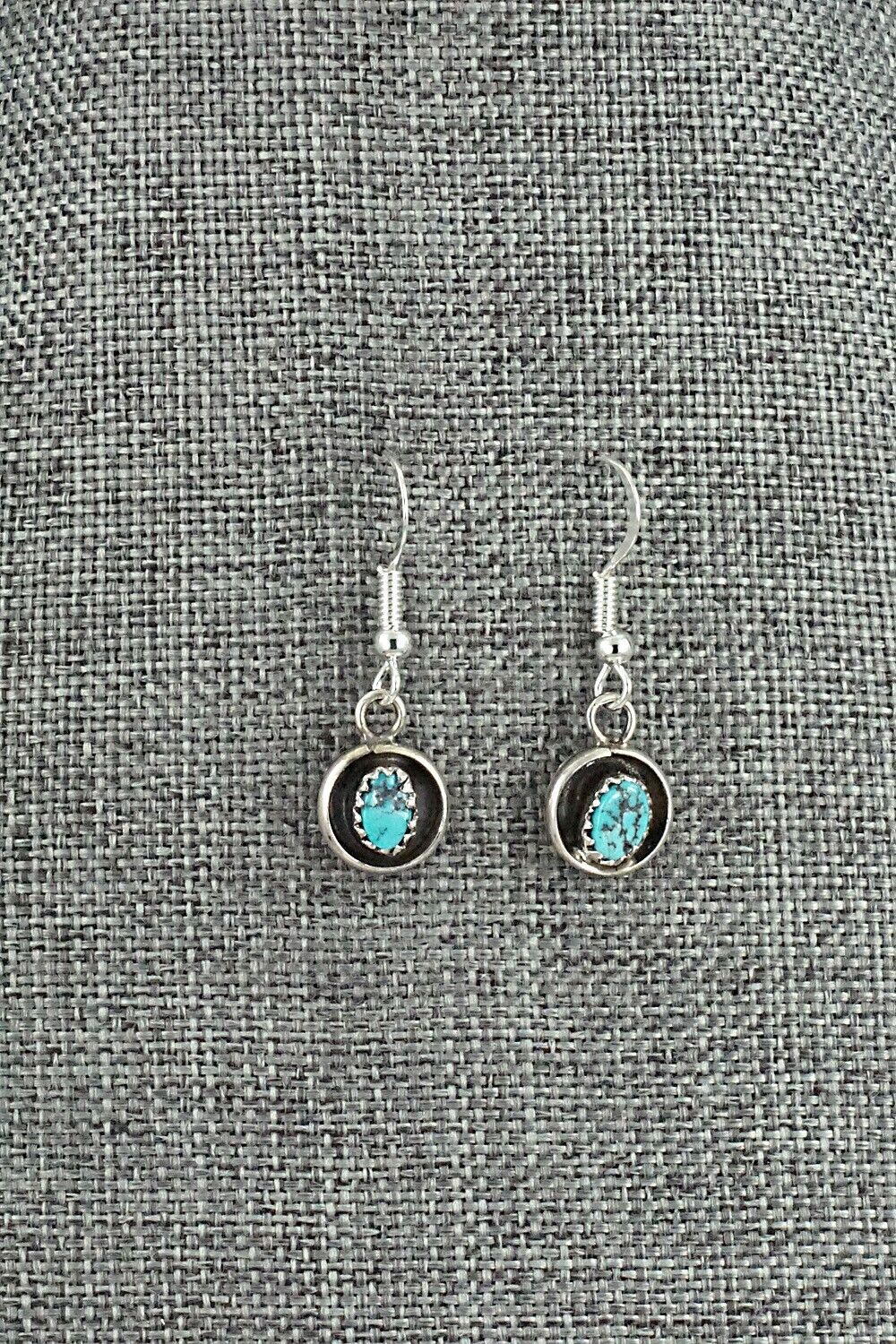 Turquoise & Sterling Silver Squash Blossom Set - Phil Garcia