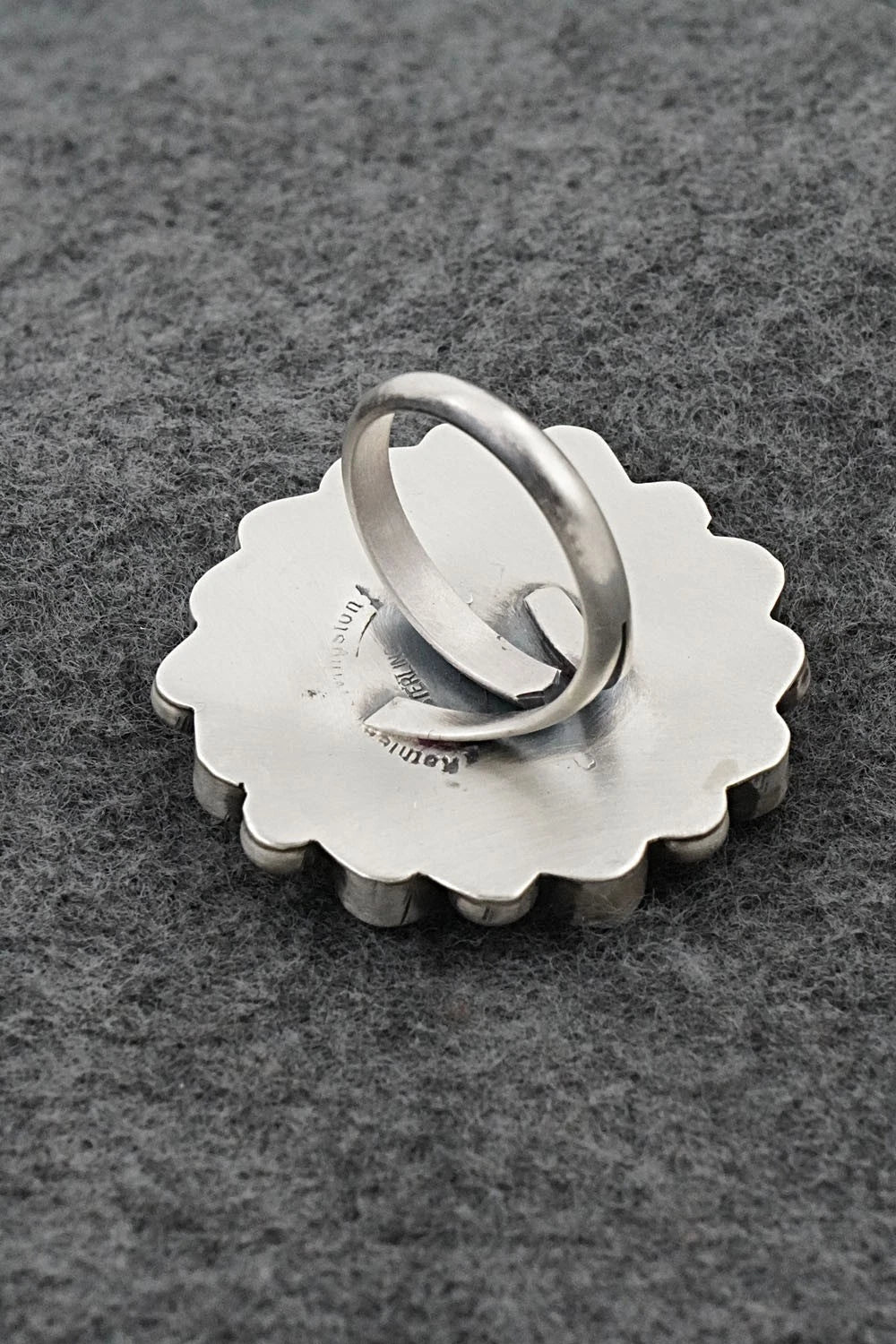 Turquoise & Sterling Silver Ring - Kathleen Livingston - Size Adjustable