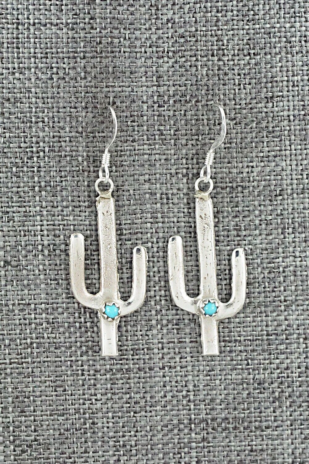 Turquoise & Sterling Silver Earrings - Sylvia Chee