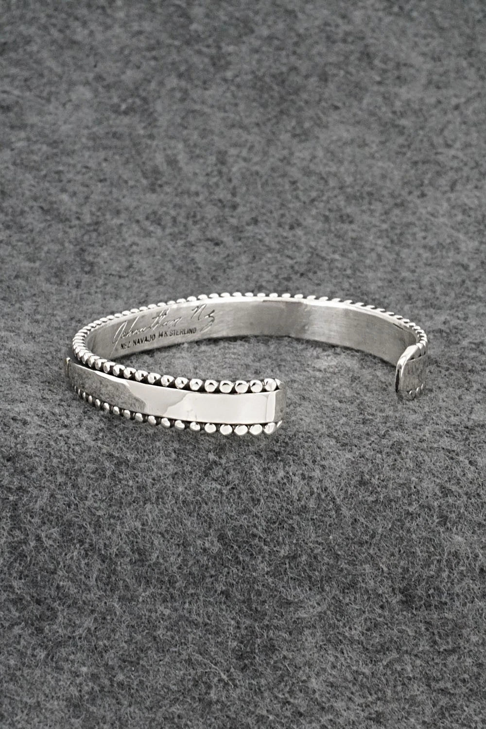 Sterling Silver and 14k Gold Bracelet - Jonathan Nez