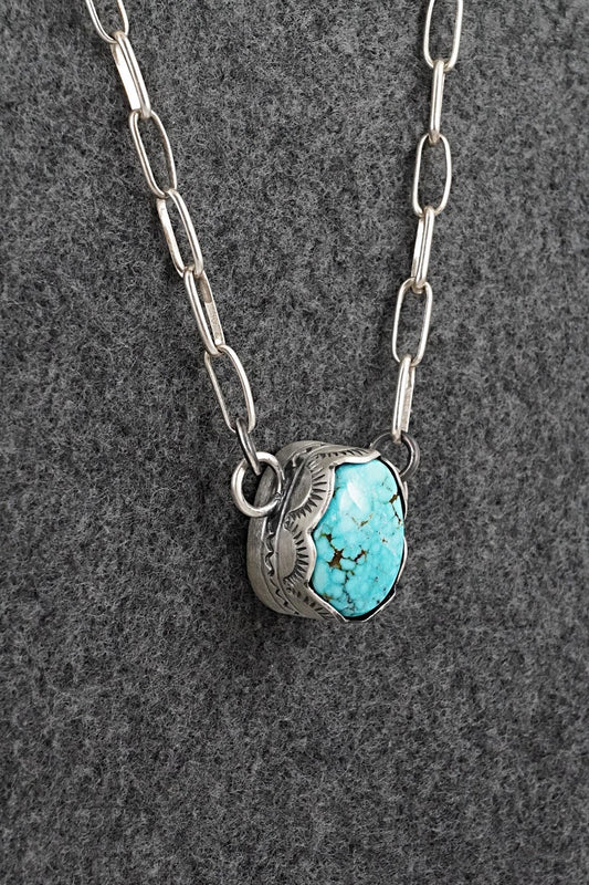 Turquoise & Sterling Silver Necklace - Randy Boyd