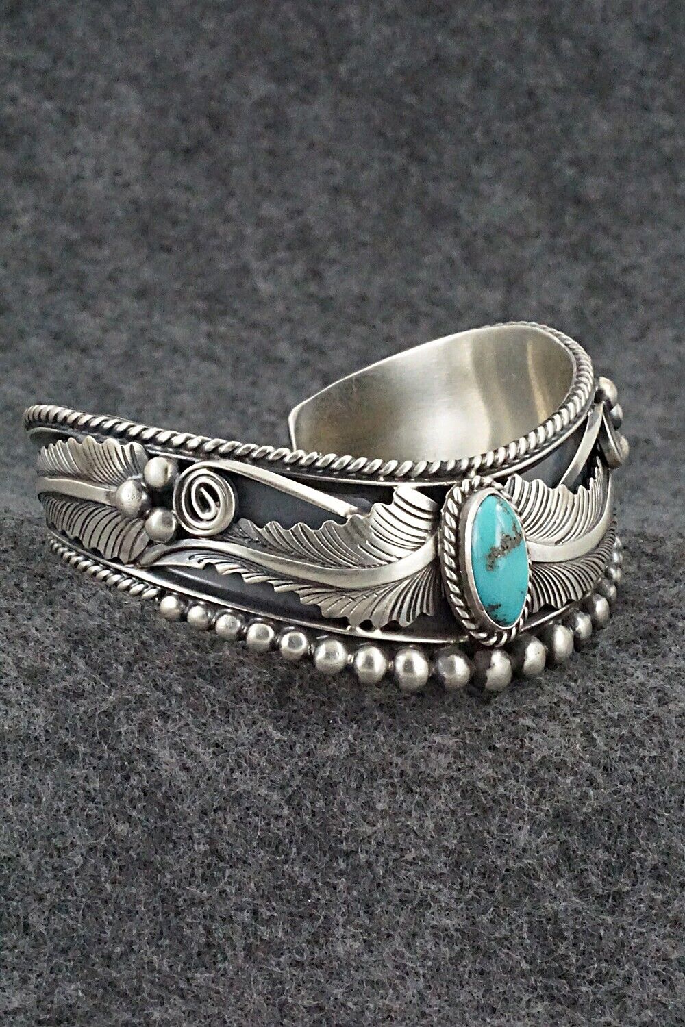 Turquoise & Sterling Silver Bracelet - Tom Lewis