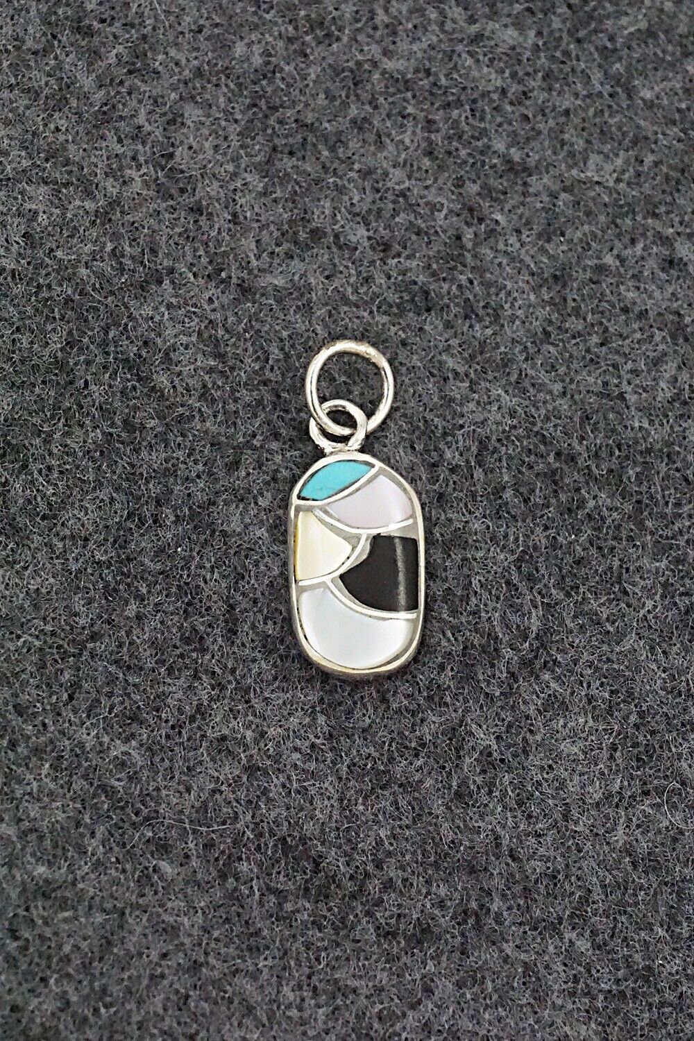 Multi-Stone & Sterling Silver Pendant - Orena Leekya