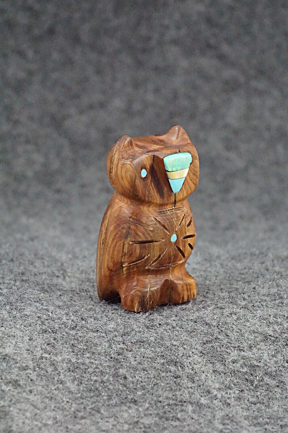 Owl Zuni Fetish Carving - Brandon Phillips