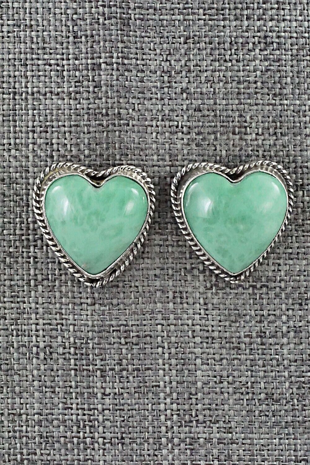 Turquoise and Sterling Silver Earrings - Sharon McCarthy