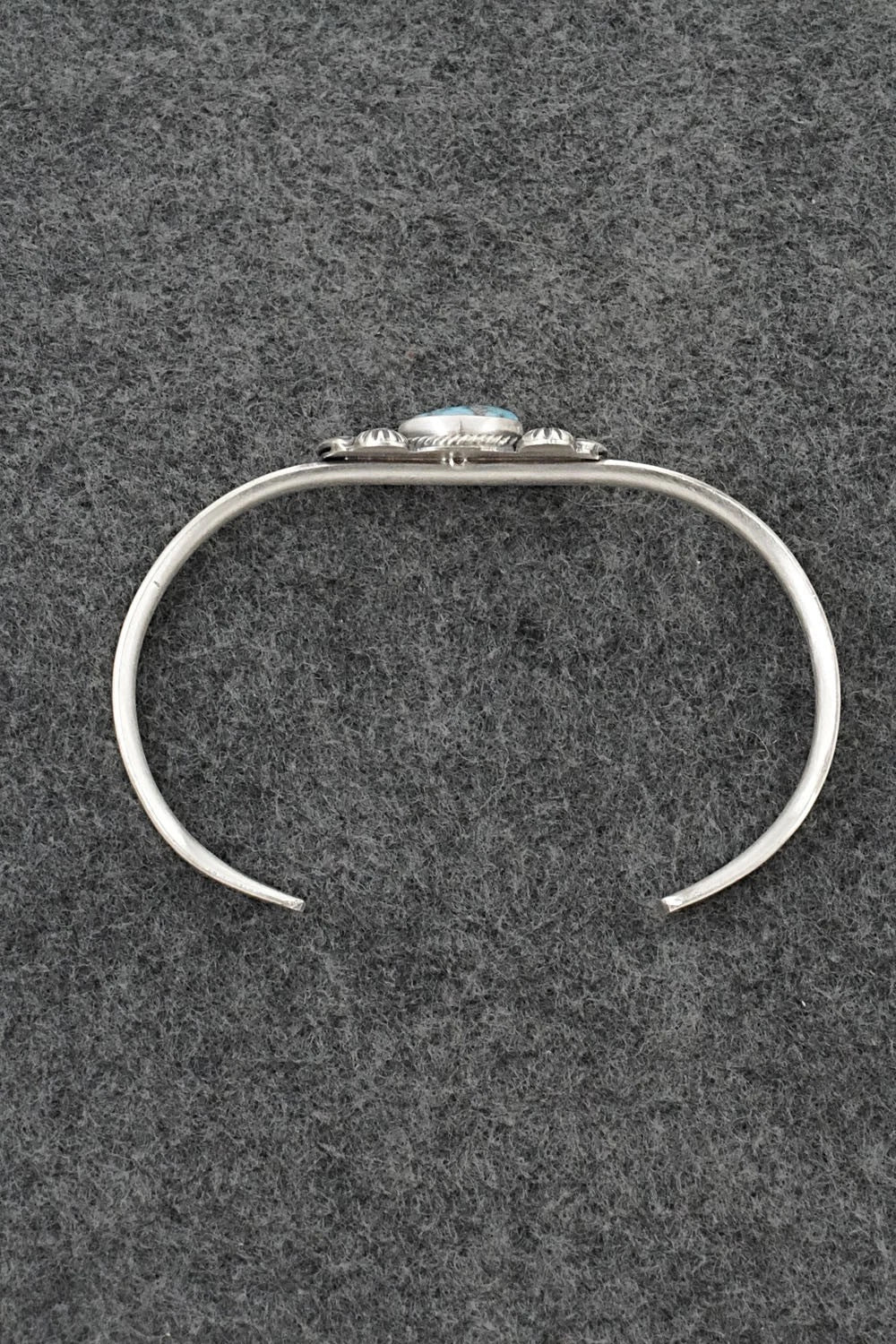 Turquoise & Sterling Silver Bracelet - Genevieve Francisco