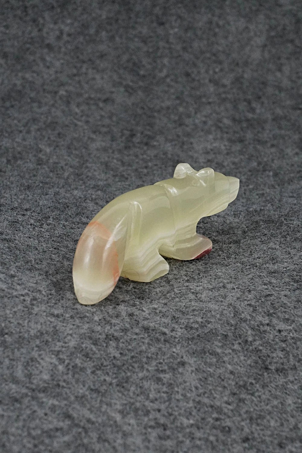 Wolf Zuni Fetish Carving - Reynold Lunasee