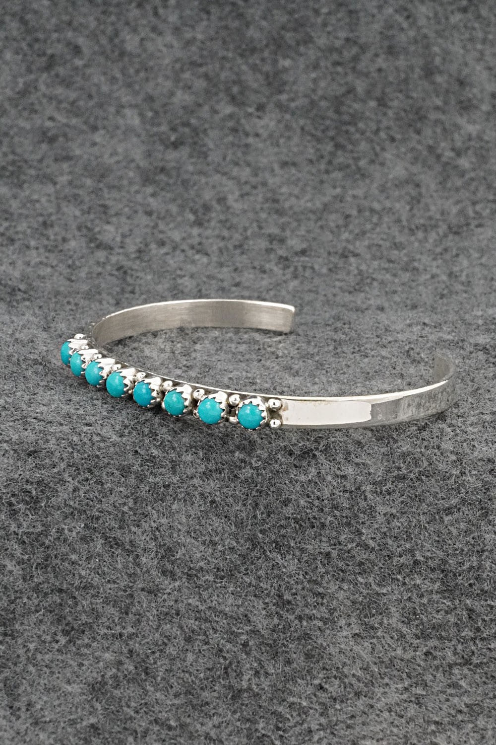 Turquoise & Sterling Silver Bracelet - Gaynell Parker