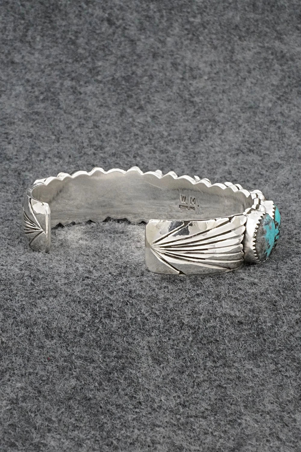 Turquoise & Sterling Silver Bracelet - Martin Muskett