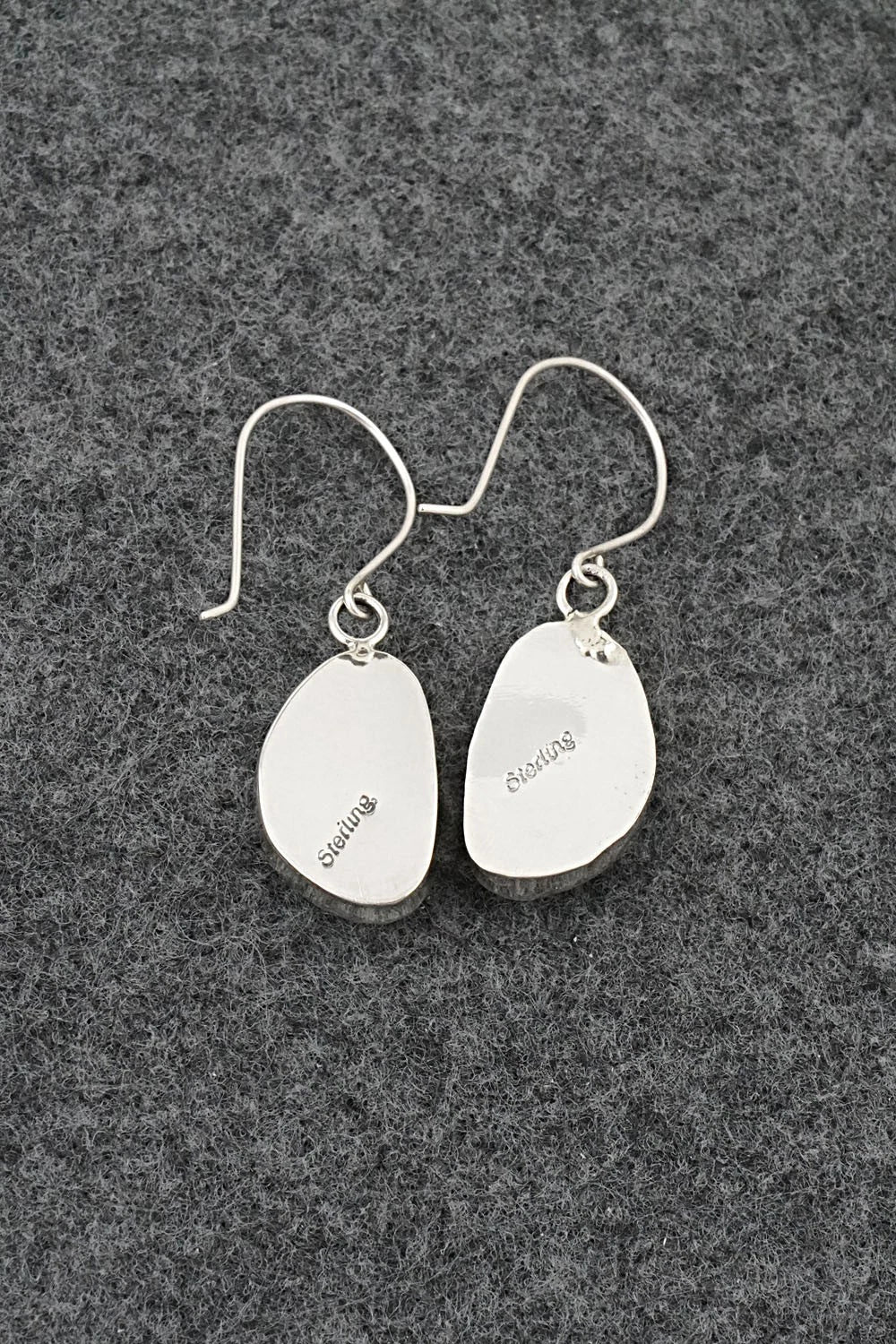 Turquoise & Sterling Silver Earrings - Rosemary Saunders