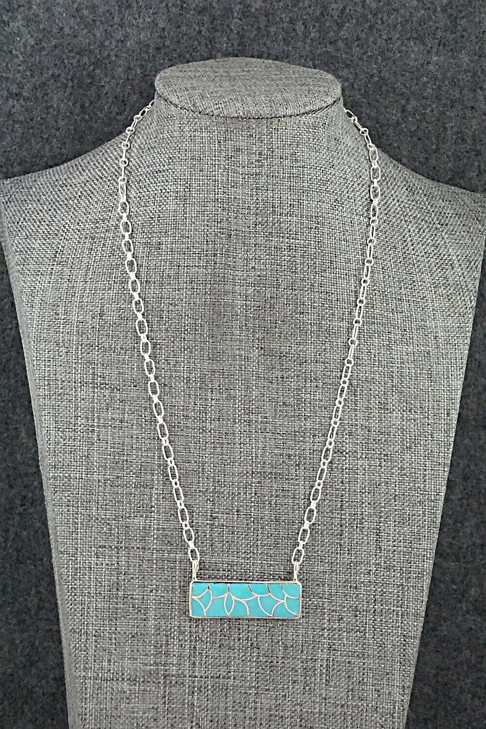 Turquoise & Sterling Silver Necklace - Orena Leekya