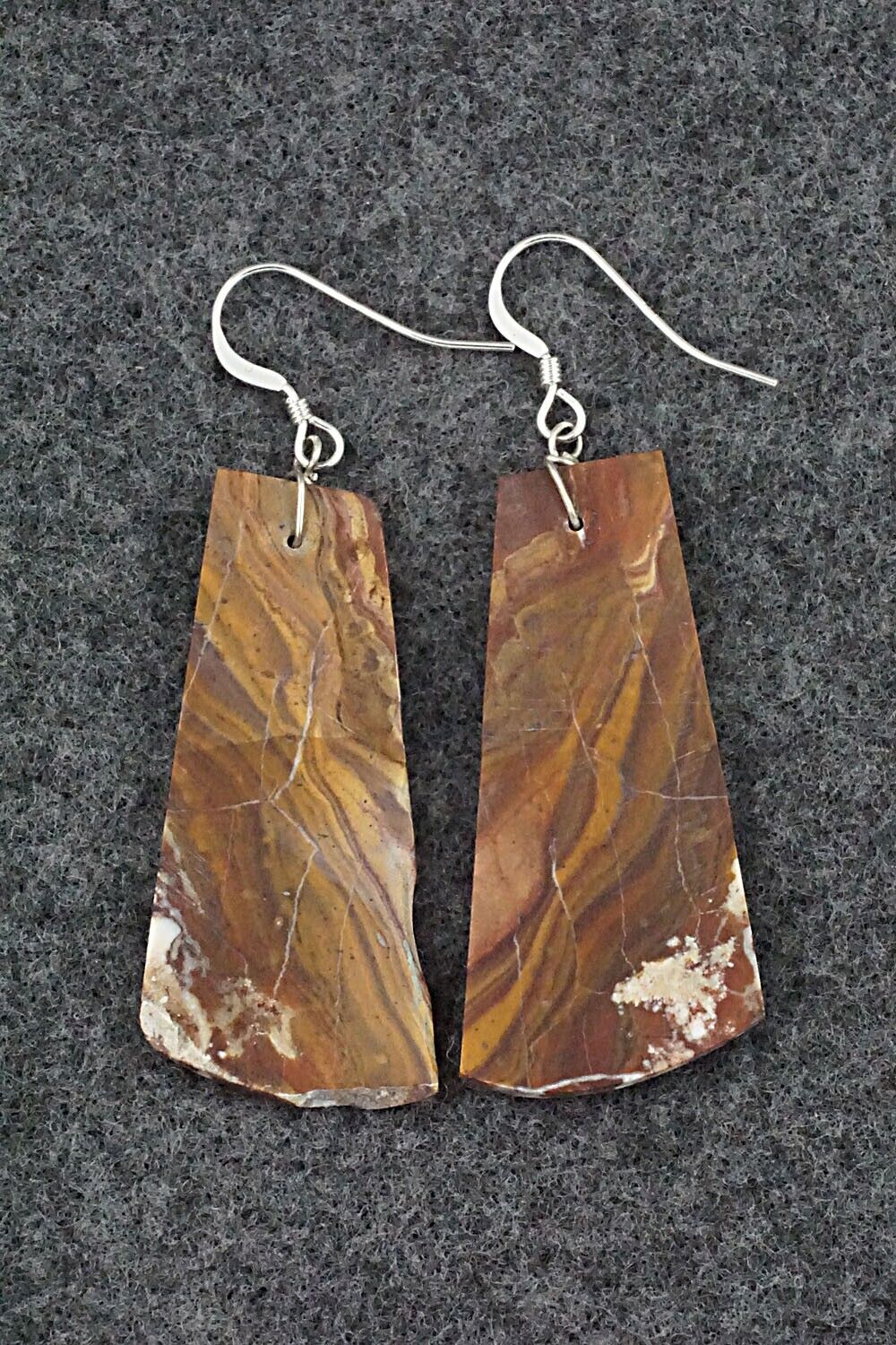 Wild Horse & Sterling Silver Earrings - Francis Garcia