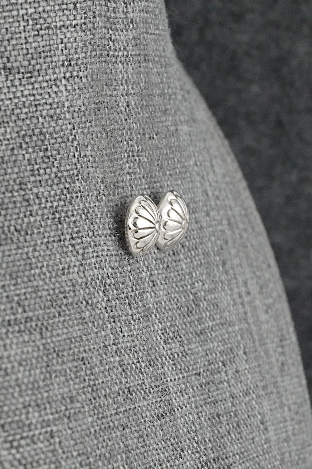 Sterling Silver Earrings - Marie Yazzie
