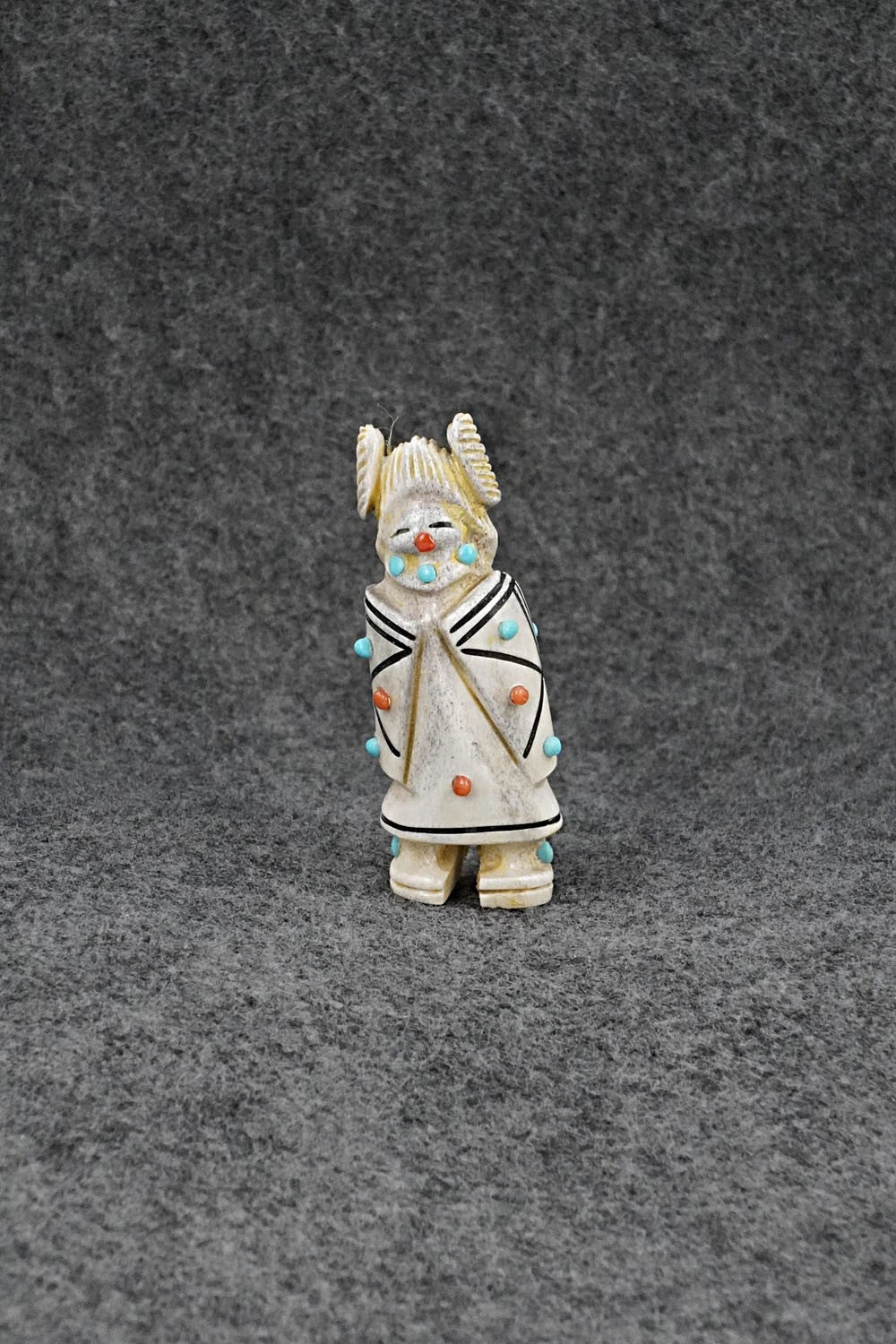 Corn Maiden Zuni Fetish Carving - Claudia Peina