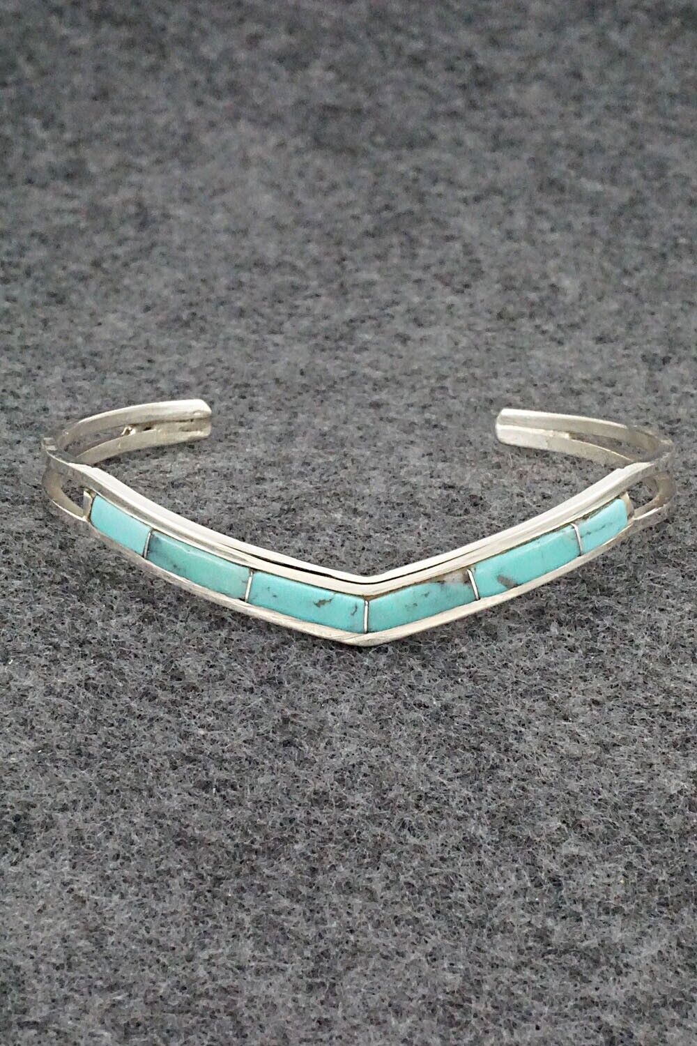 Turquoise & Sterling Silver Bracelet - Jamie Johnson