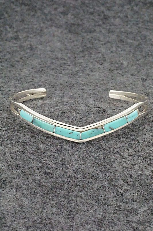 Turquoise & Sterling Silver Bracelet - Jamie Johnson