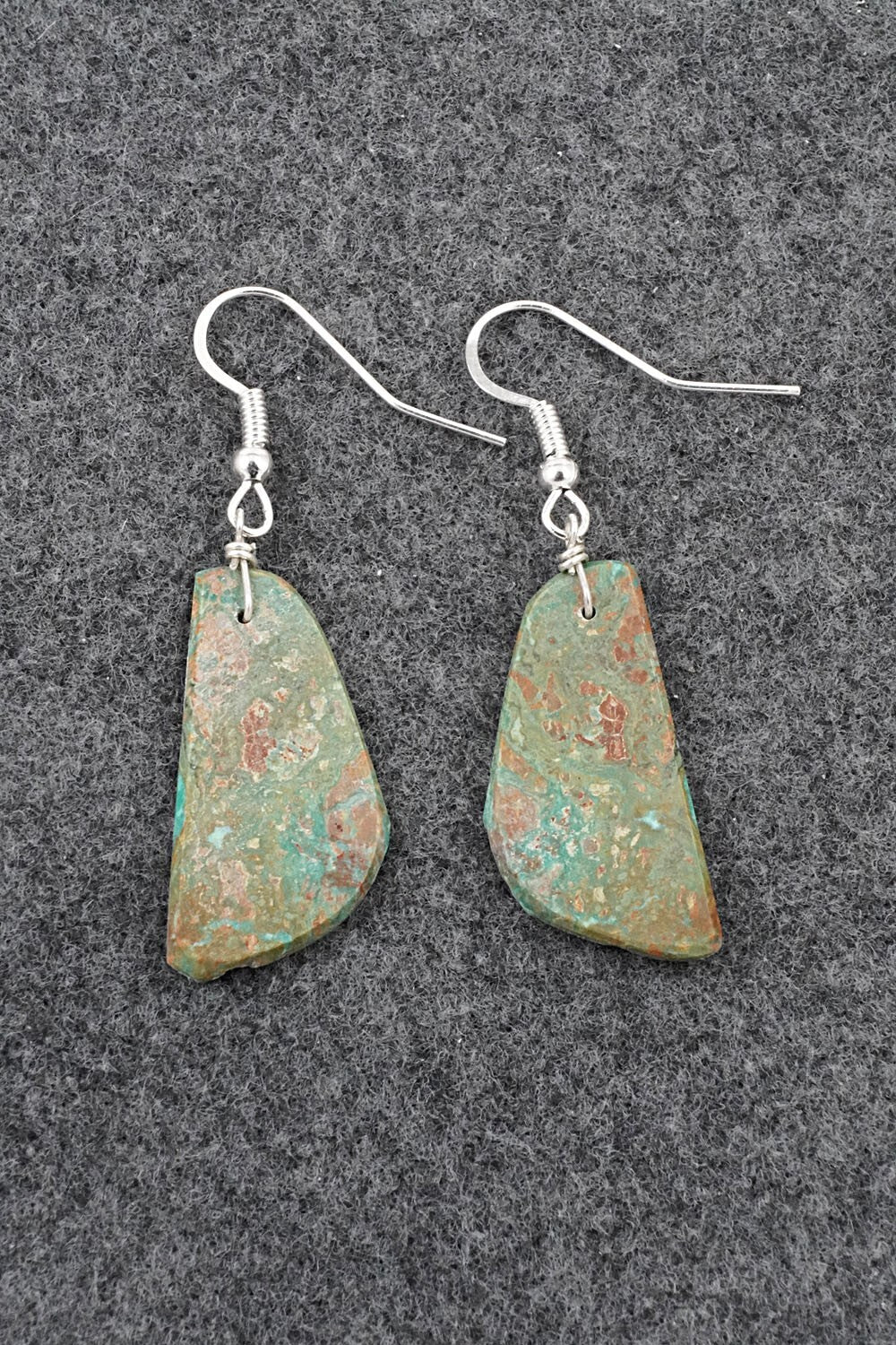 Turquoise & Sterling Silver Earrings - Tammy Nolcot
