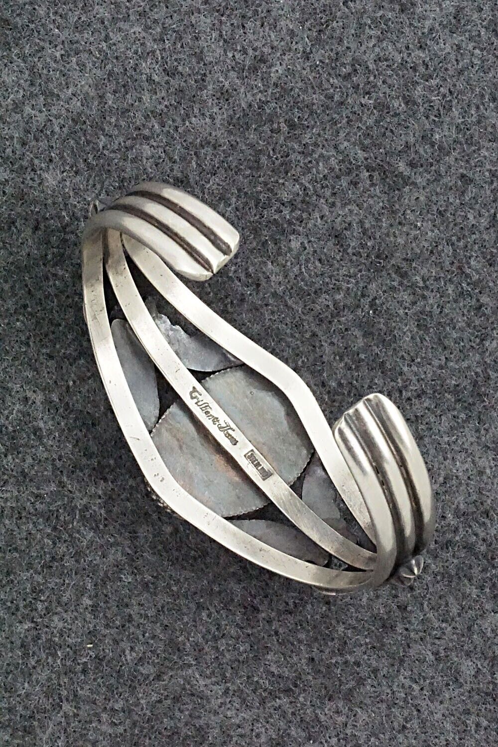 Turquoise & Sterling Silver Bracelet - Gilbert Tom