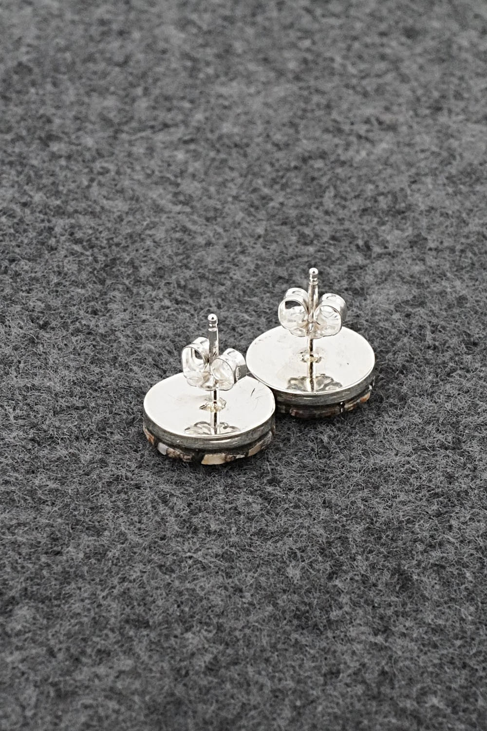 Wild Horse & Sterling Silver Earrings - Johnson Laweka
