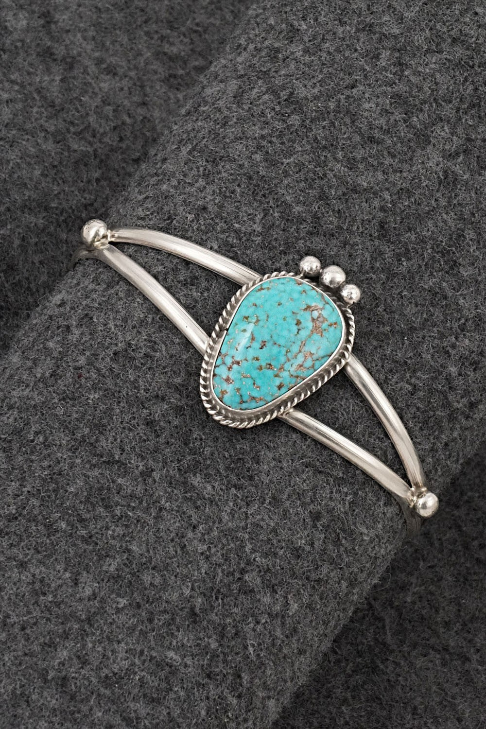 Turquoise & Sterling Silver Bracelet - Rena Begay