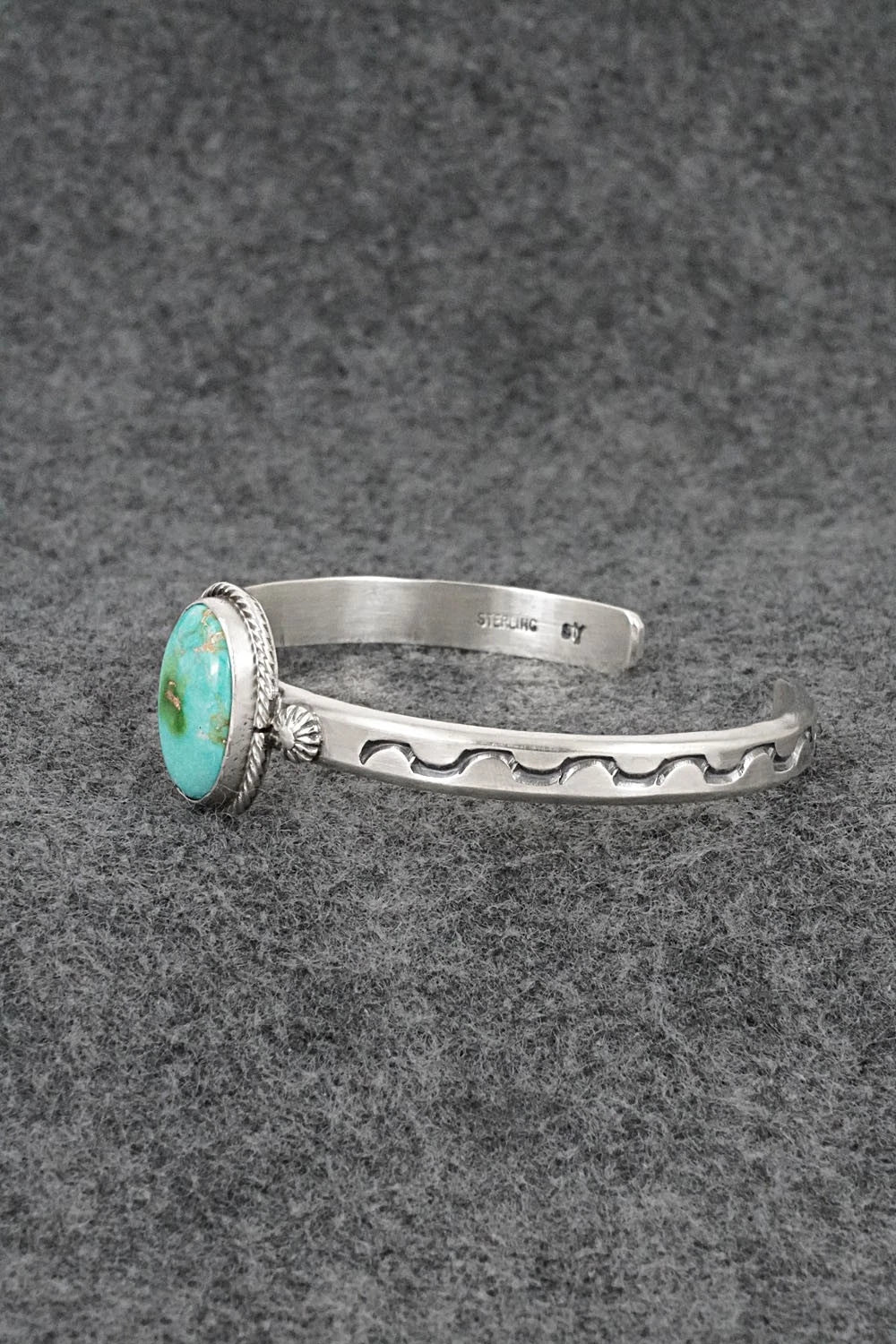 Turquoise & Sterling Silver Bracelet - Samuel Yellowhair