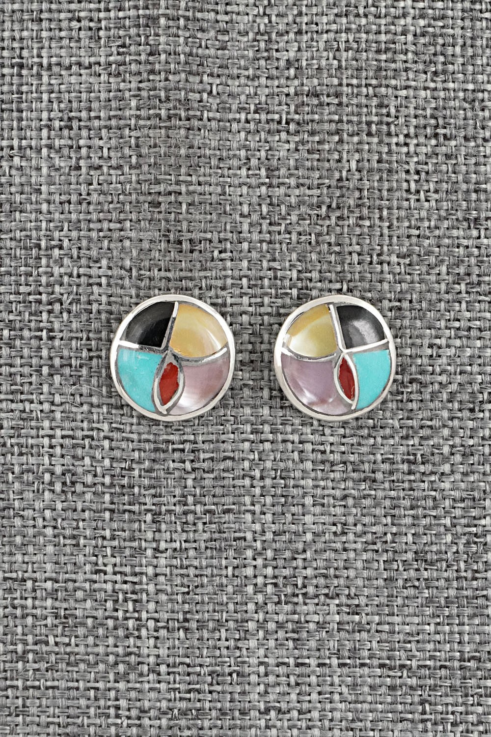 Multi-Stone & Sterling Silver Earrings - Orena Leekya