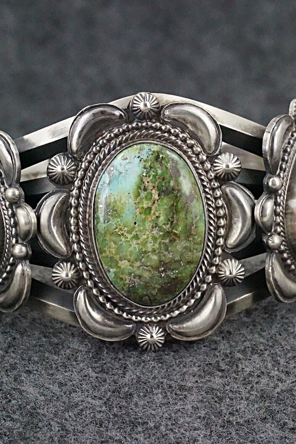 Turquoise & Sterling Silver Bracelet - Tom Lewis
