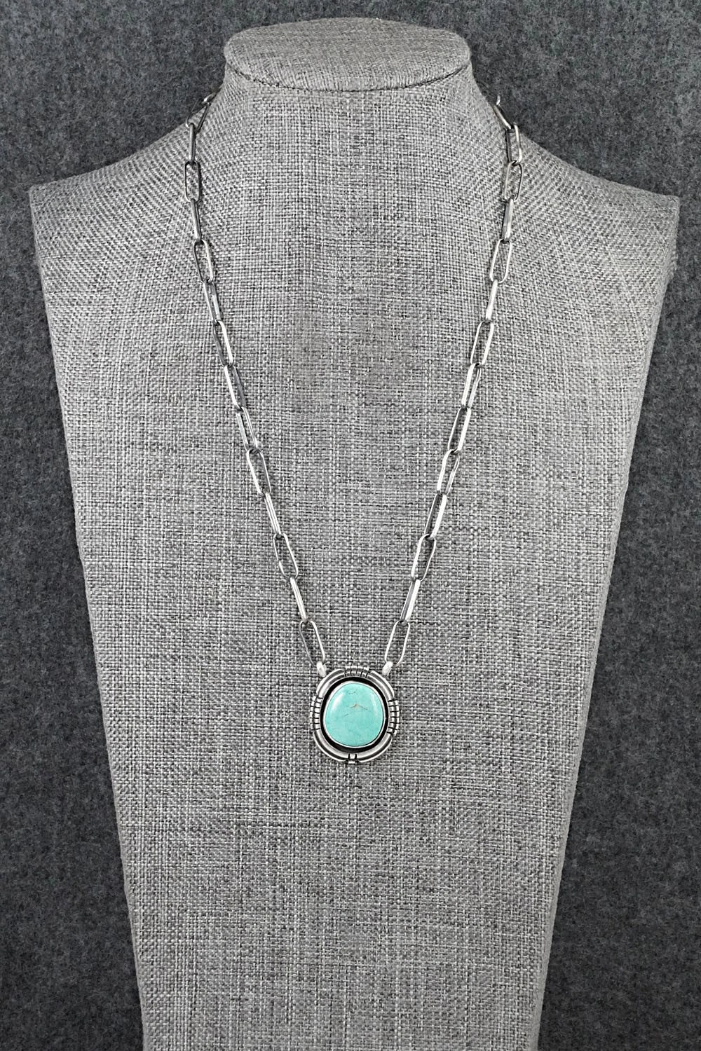 Turquoise & Sterling Silver Necklace - Daniel Benally