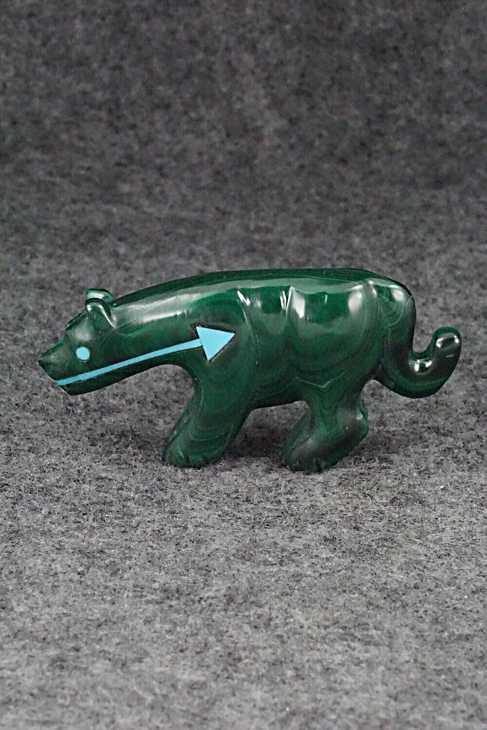 Mountain Lion Zuni Fetish Carving - Andres Quandelacy
