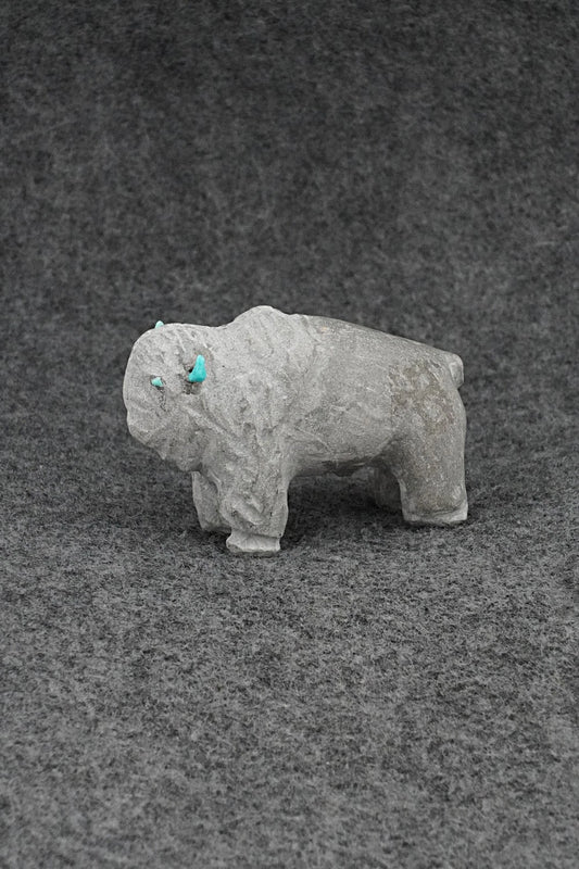 Buffalo Zuni Fetish Carving - Kenneth Malani