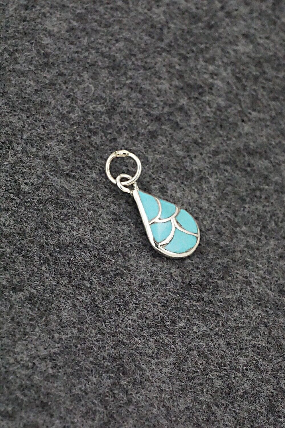 Turquoise & Sterling Silver Pendant - Orena Leekya