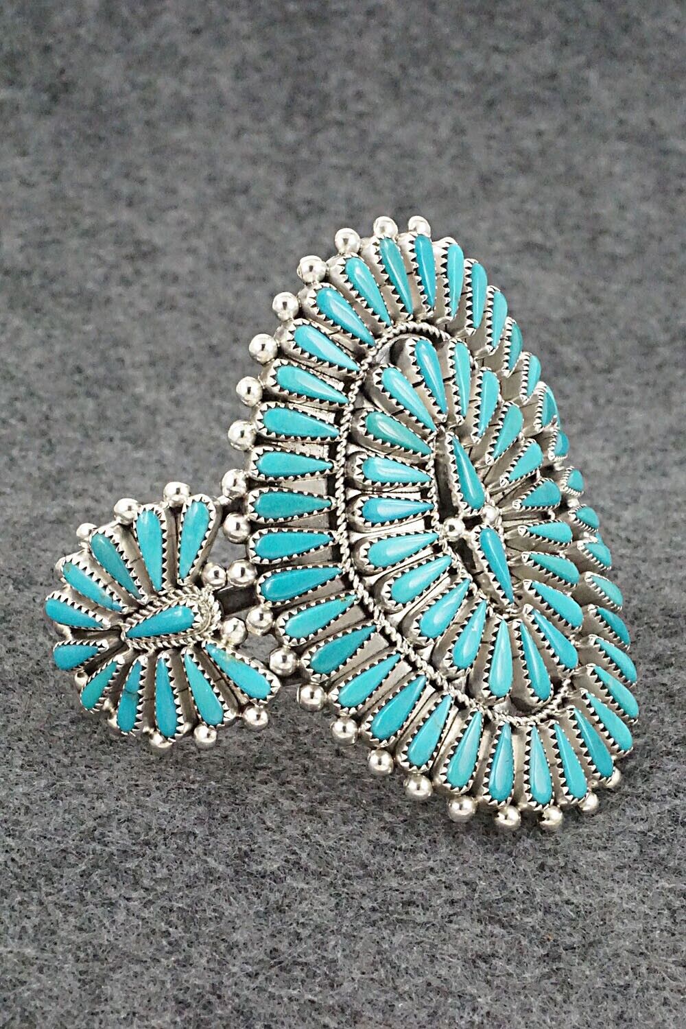 Turquoise & Sterling Silver Bracelet - Kyle Wilson