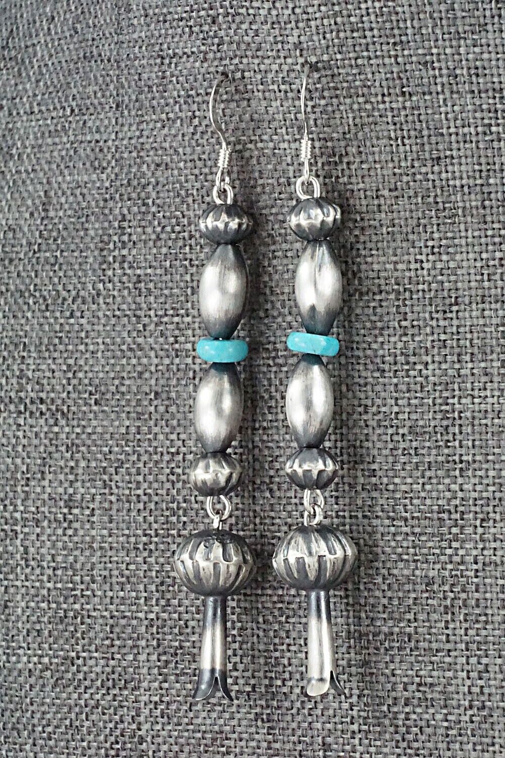 Turquoise & Sterling Silver Earrings - Presley Haley