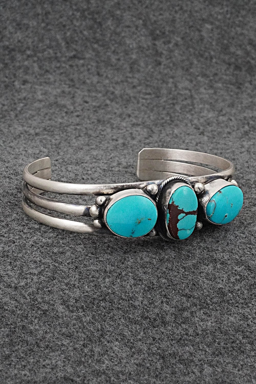 Turquoise & Sterling Silver Bracelet - Darrin Livingston