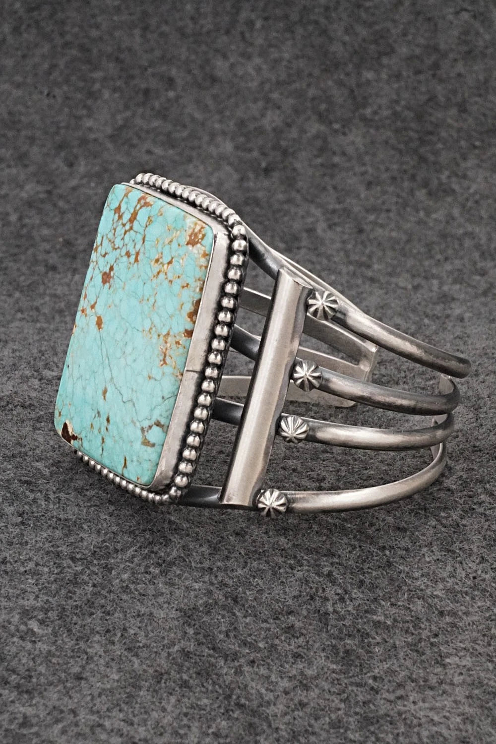 Turquoise & Sterling Silver Bracelet - Mark Yazzie