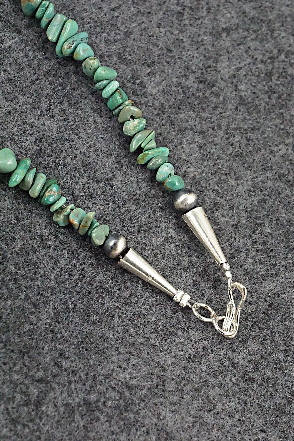 Turquoise & Sterling Silver Necklace - Louise Joe