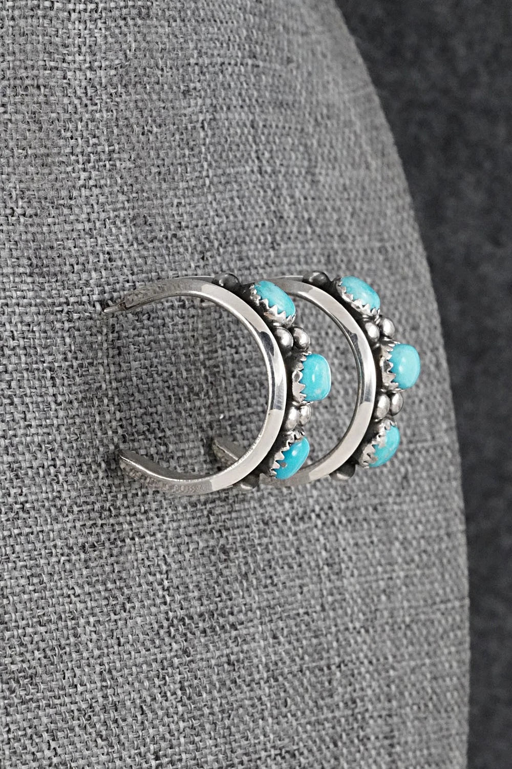 Turquoise & Sterling Silver Earrings - Paul Largo